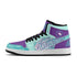 Metari 6T7 High Top Snekonz feat Stykonz Turquoise Mix Script | Hip Hop Streetwear Kicks - Stykonz Graffiti Streetwear